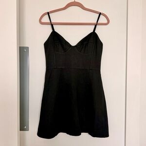 NWT NBD Sz L Monterey Cypress Mini Dress in Black NEW Revolve Little black Dress